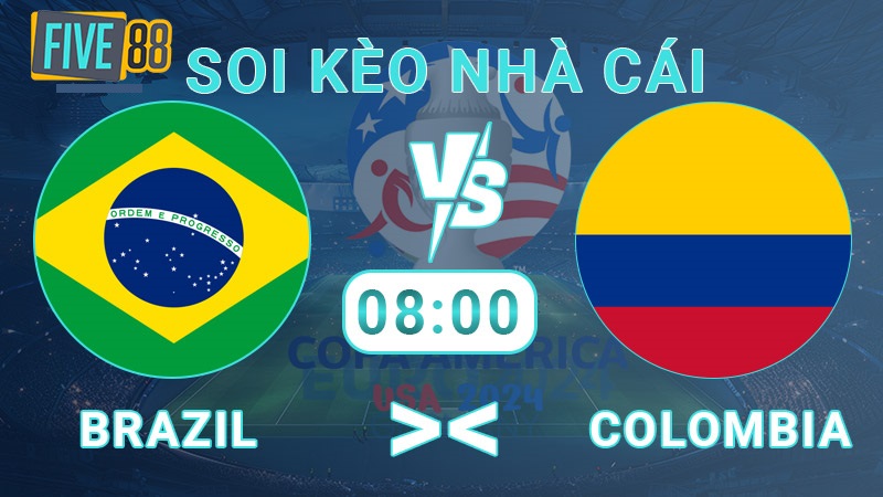 Soi kèo nhà cái Brazil vs Colombia, 8:00 – 3/7 Copa America 2024